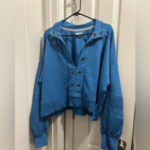 Pilcro Cropped Sweatshirt